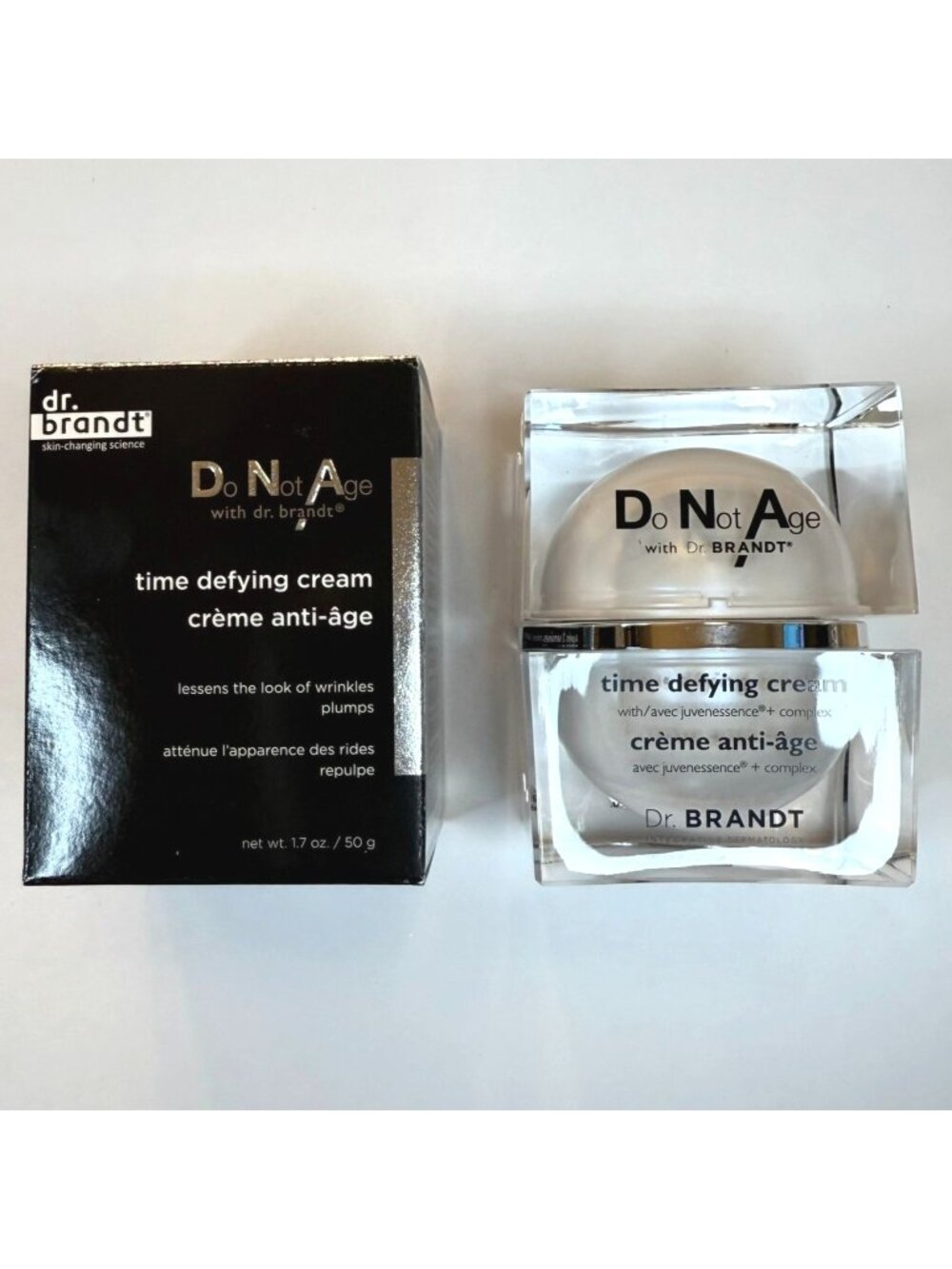 Dr Brandt DNA Do Not Age Time Defying Cream Full Size 1.7 Oz for Face Wrinkles